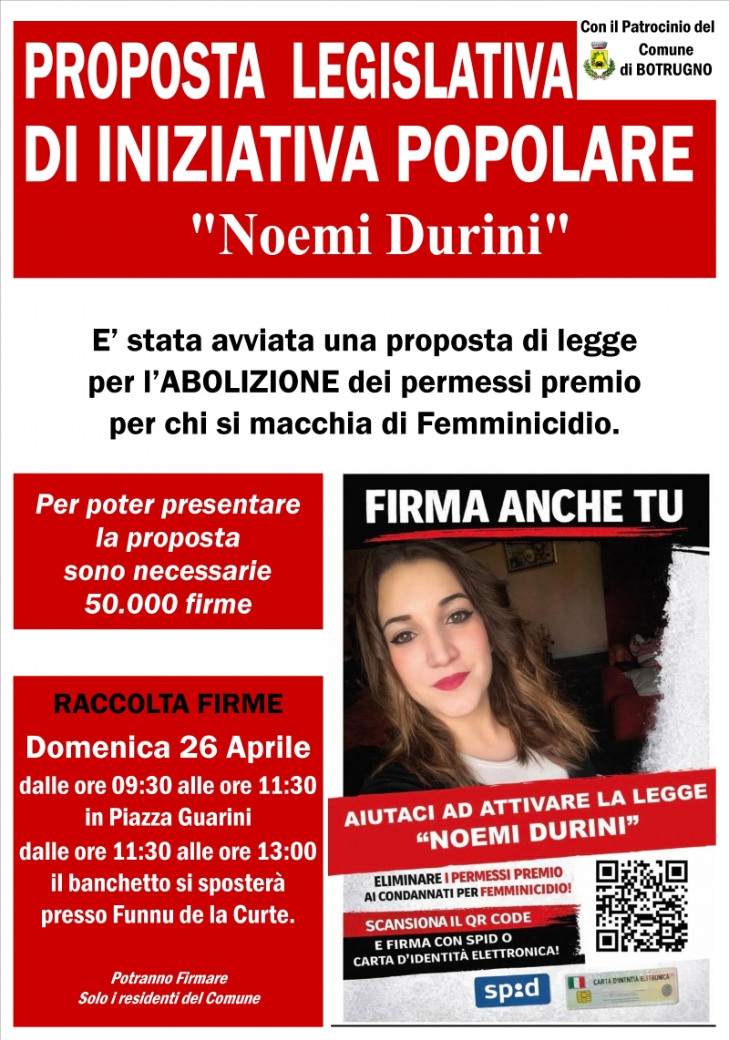 Proposta Legislativa di iniziativa popolare \